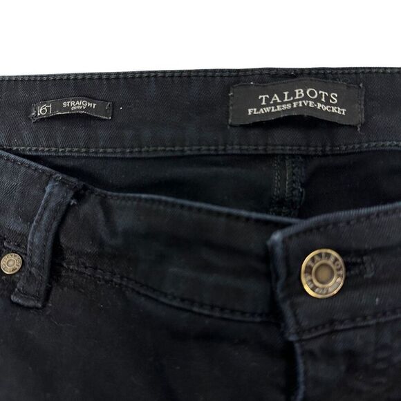 Talbots Black Straight Curvy Flawless Bermuda Shorts size 16 - Picture 5 of 7